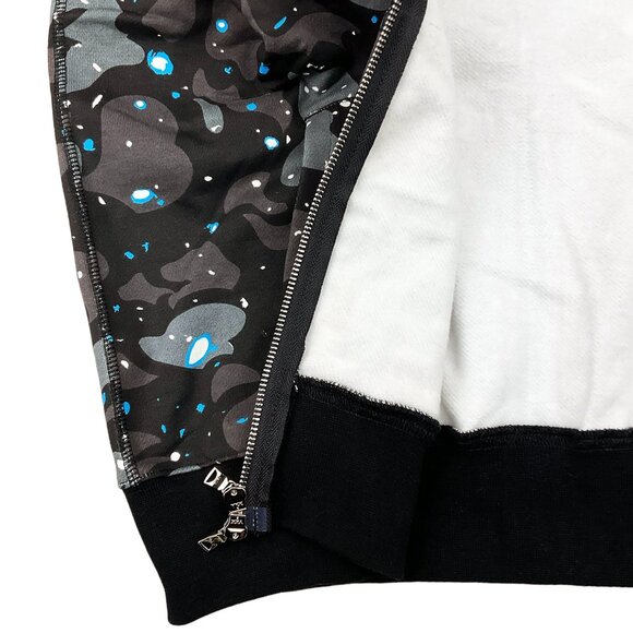 BAPE Space Camo Shark WGM Hoodie Sweatshirt Black | A Bathing Ape - Picture 12 of 12